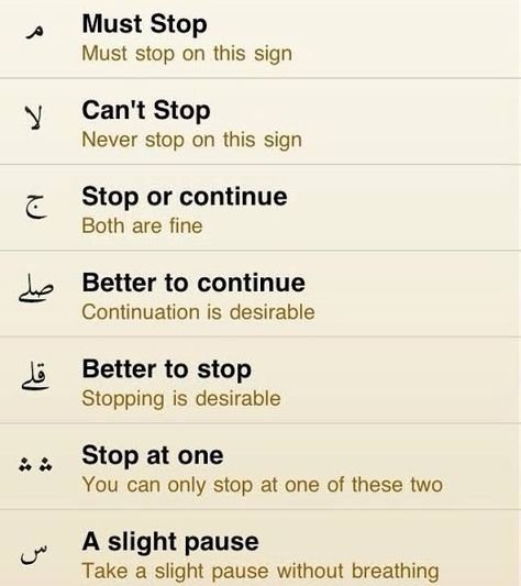 Stop Signs In The Quran Understanding Pauses And Punctuation Shaikh Saleh Academy Online Quran 0554