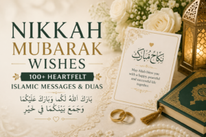 Nikkah Mubarak Wishes